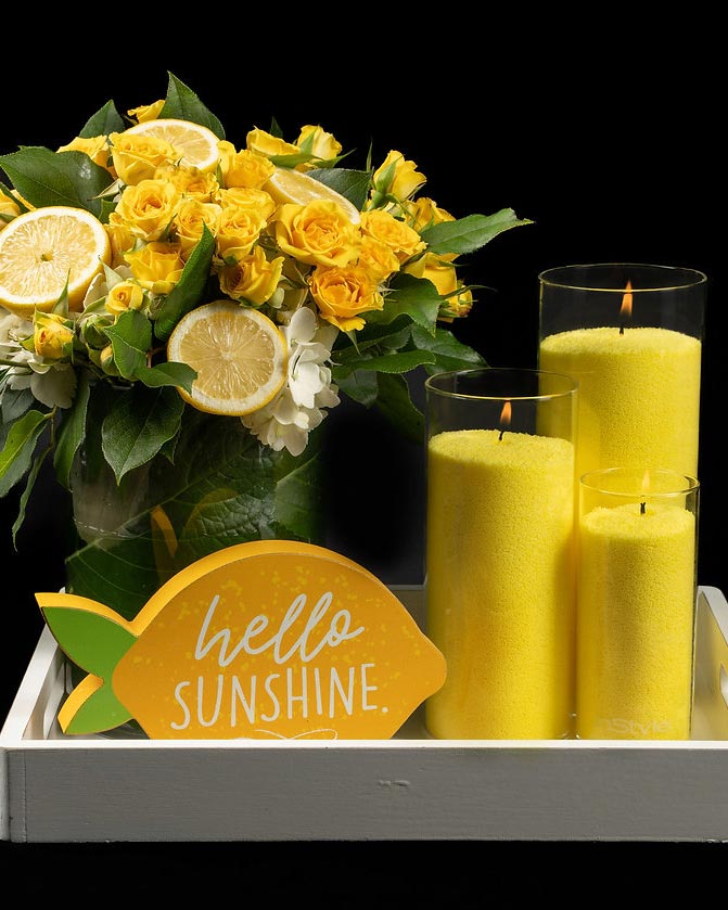 MyStyle Sand Candle in Hello Sunshine - 2 lbs (120hr)
